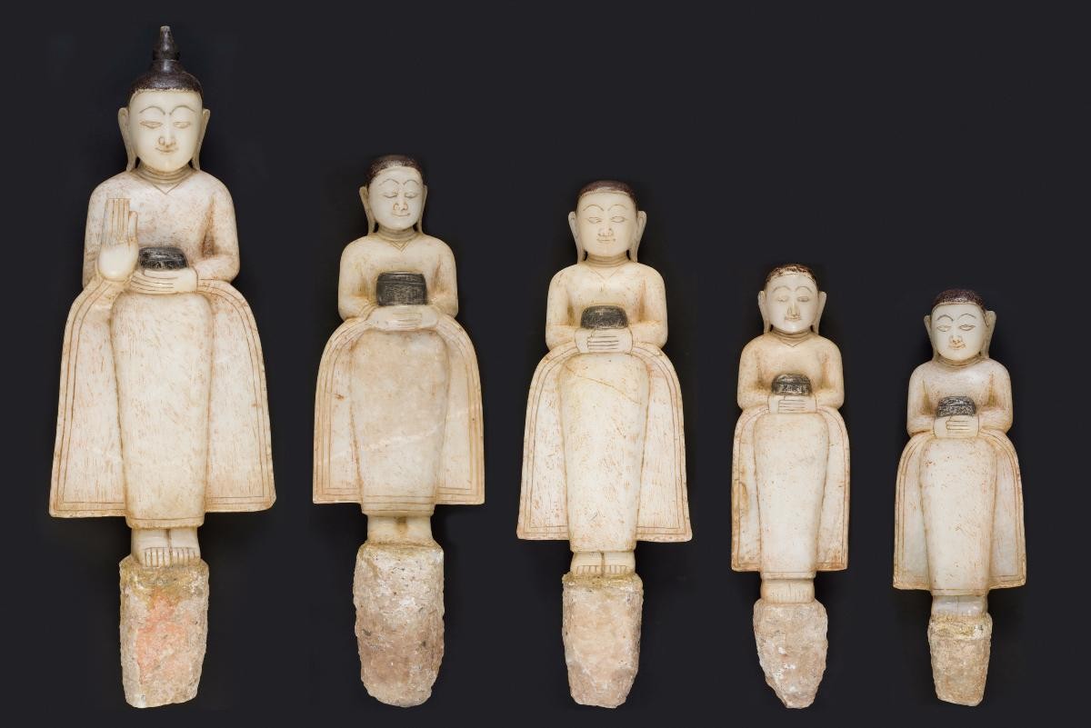 Buddha with disciples