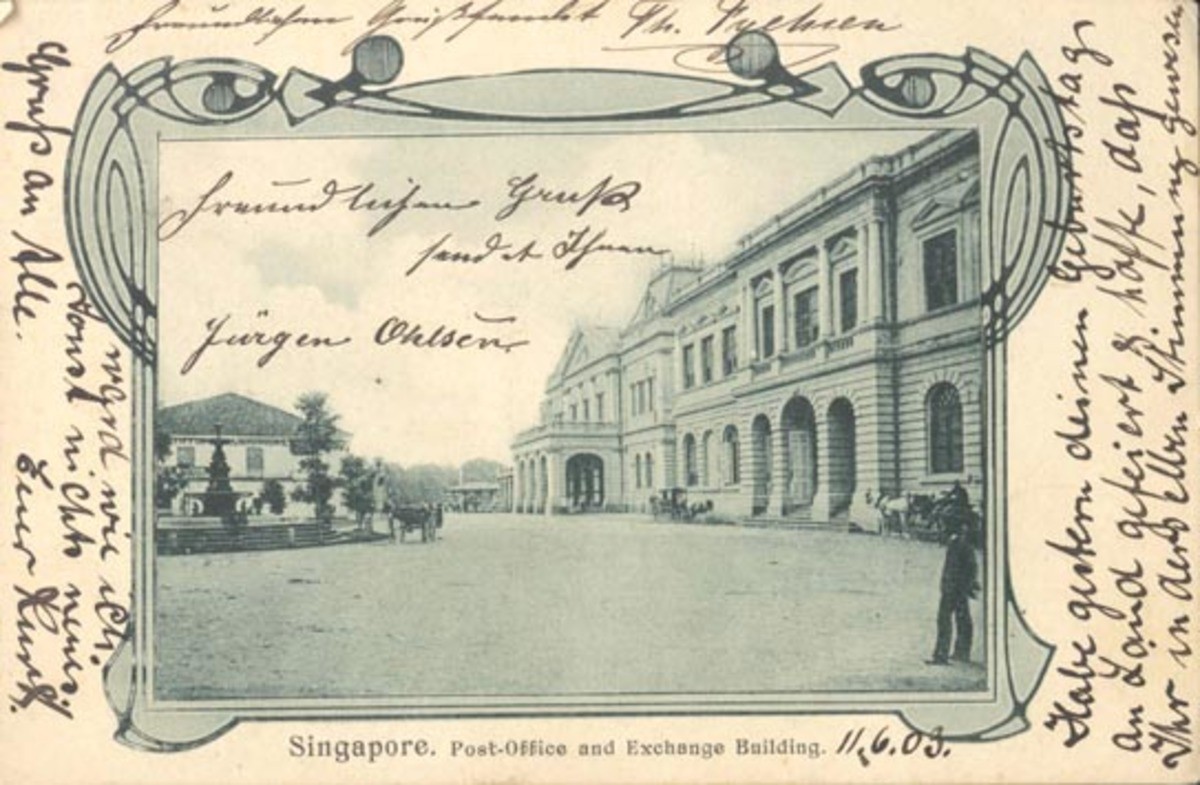 Post-office and Exchange Building. Singapore