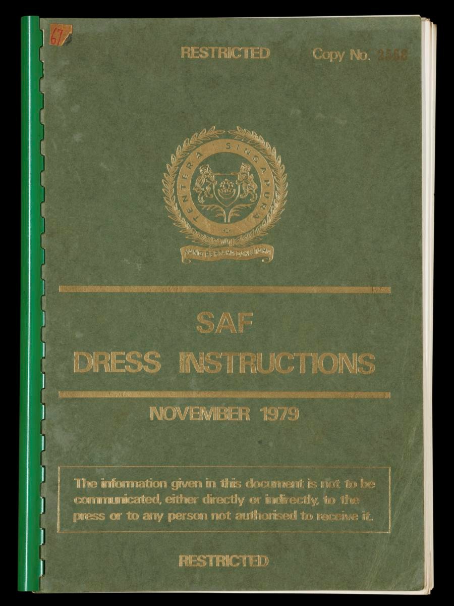 Singapore Armed Forces Dress Instructions, November 1979
