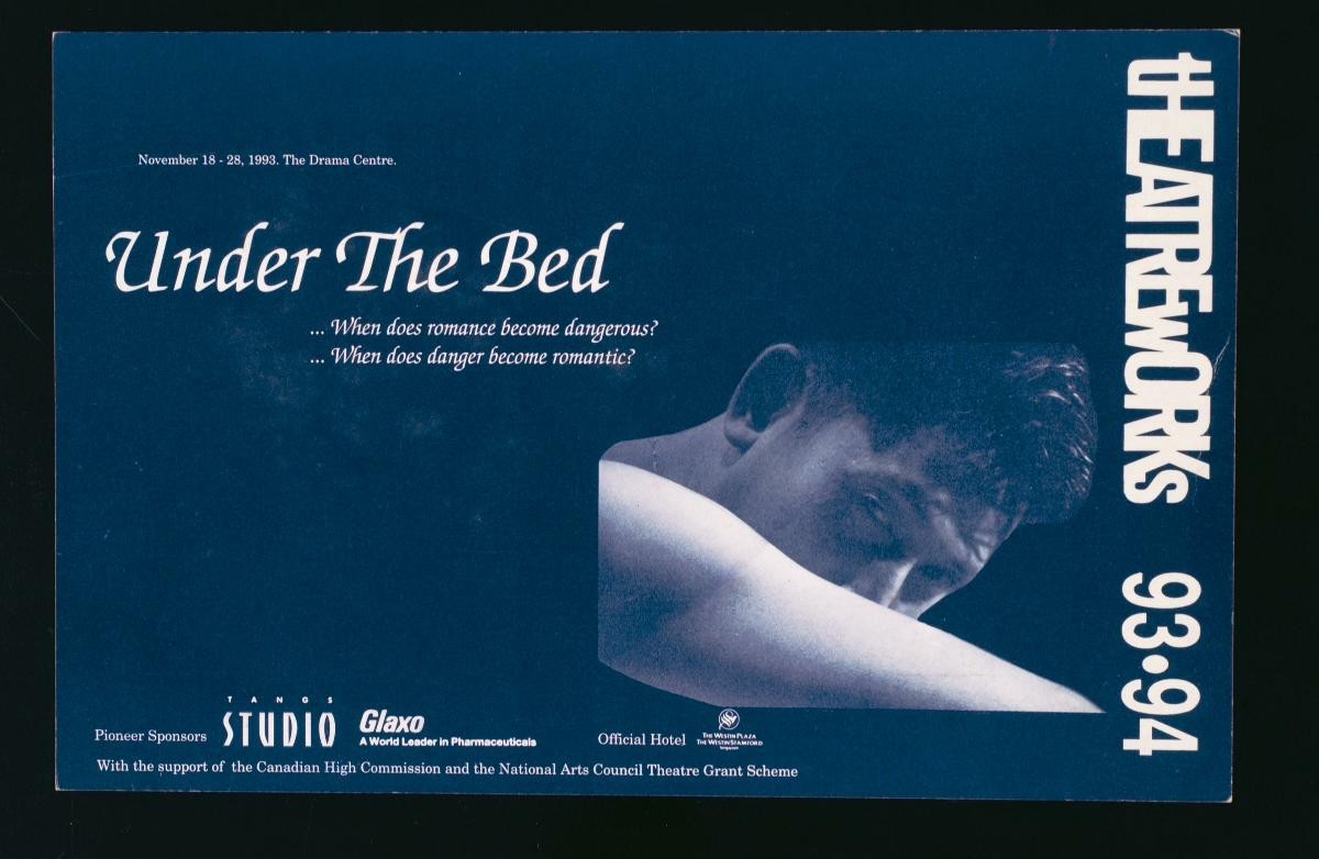 Flyer for the TheatreWorks’ production, ‘Under The Bed’