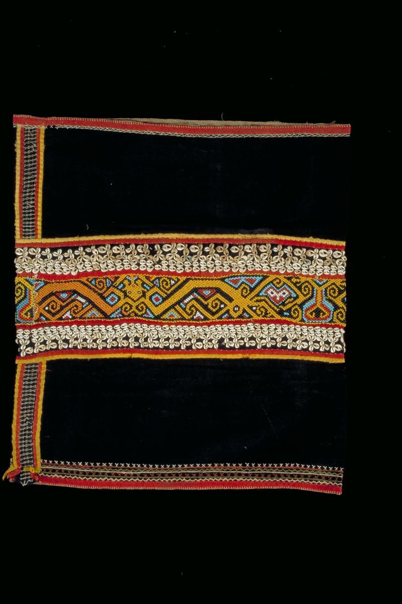Ceremonial skirt with beaded panel