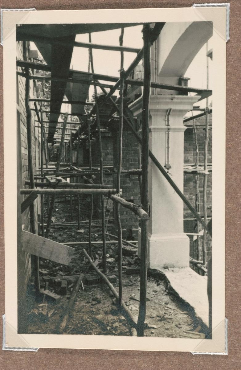 A building under construction on Sentosa island