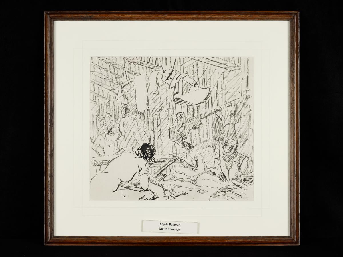 Drawing titled"Ladies' Dormitory"