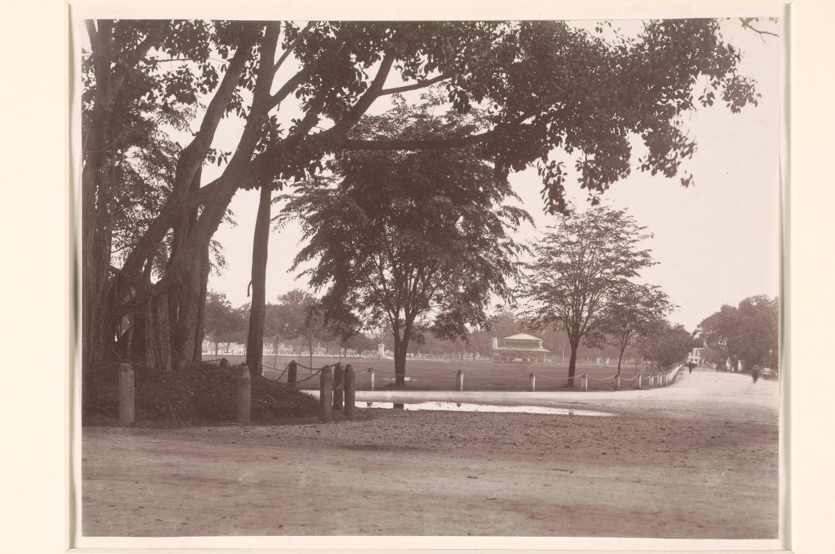 View of the Padang and the cricket ground