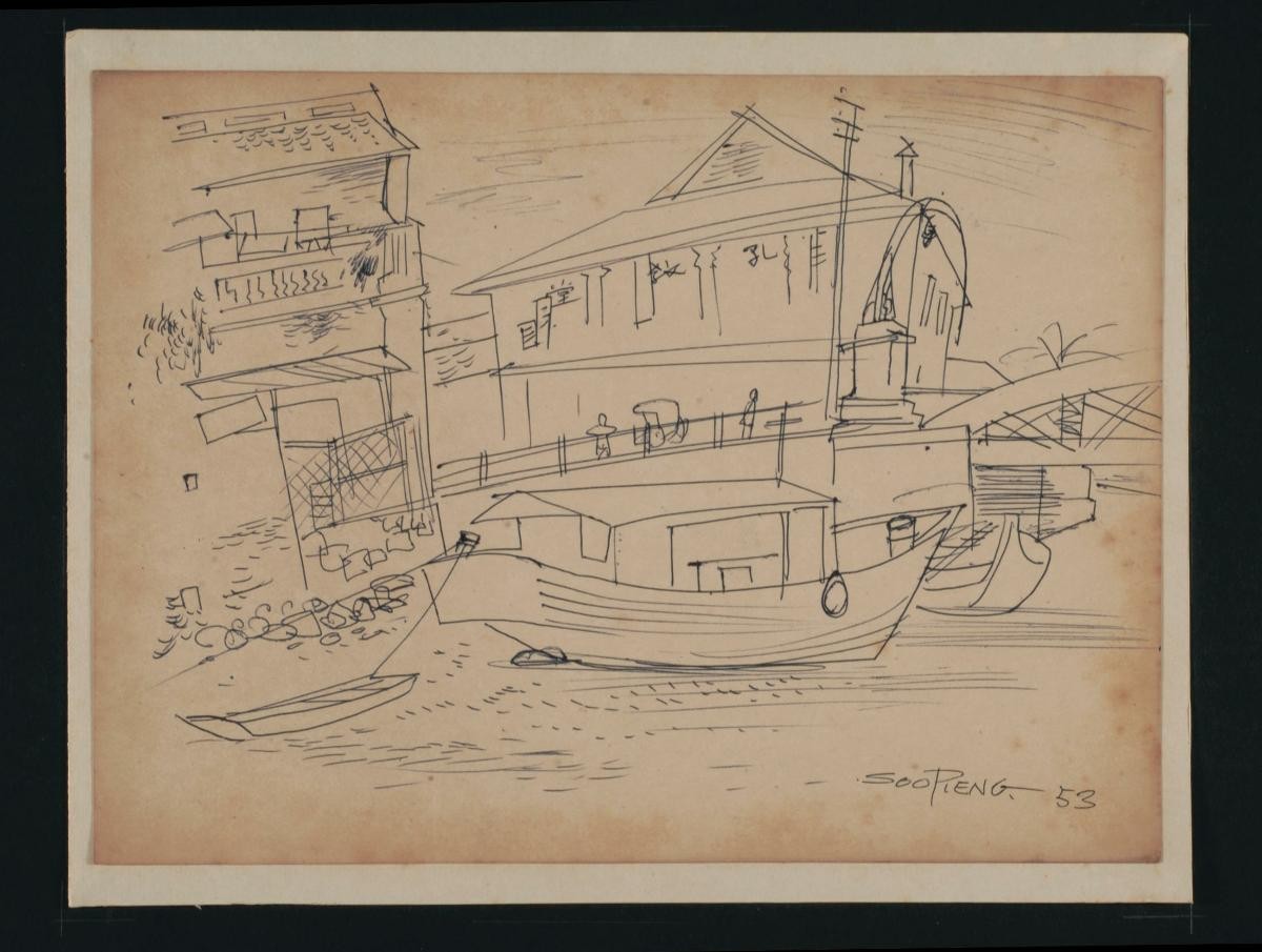 Untitled (Buildings by the River)