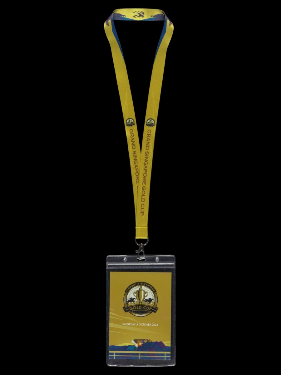 Grand Singapore Gold Cup gold lanyard
