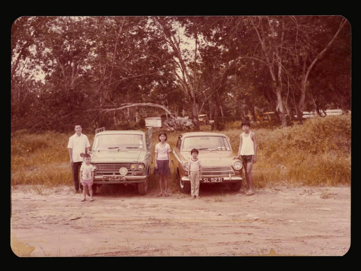 Photograph showing the site of a former kampong around Lorong Andong