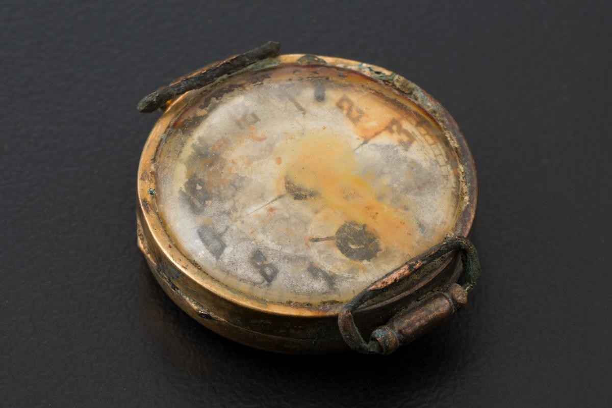 Pocket watch that belonged to a civilian victim of the Japanese Occupation