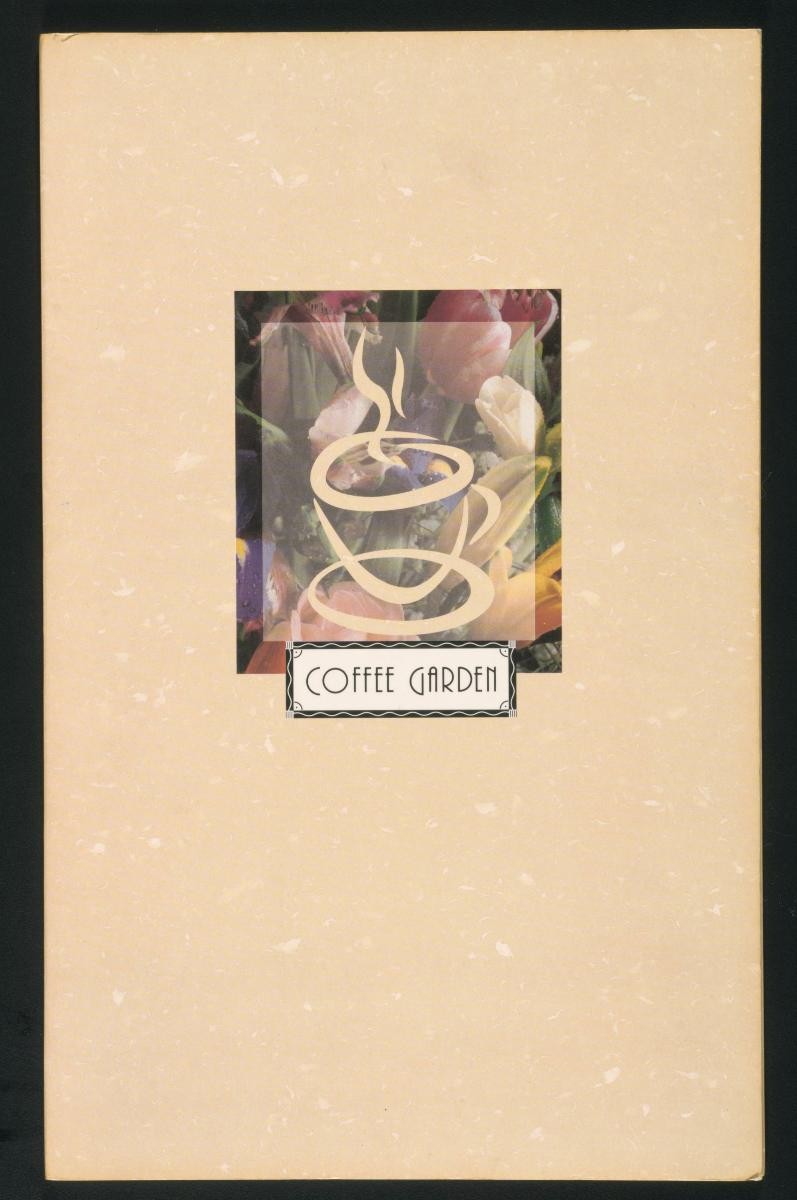 Menu from Coffee Garden