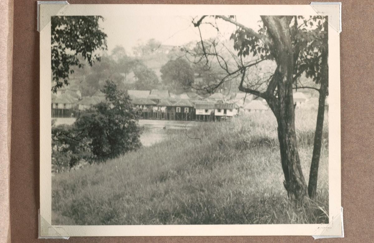 Malay village on Pulau Brani
