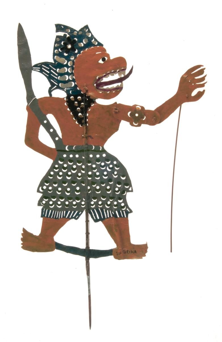 Shadow puppet, monkey warrior