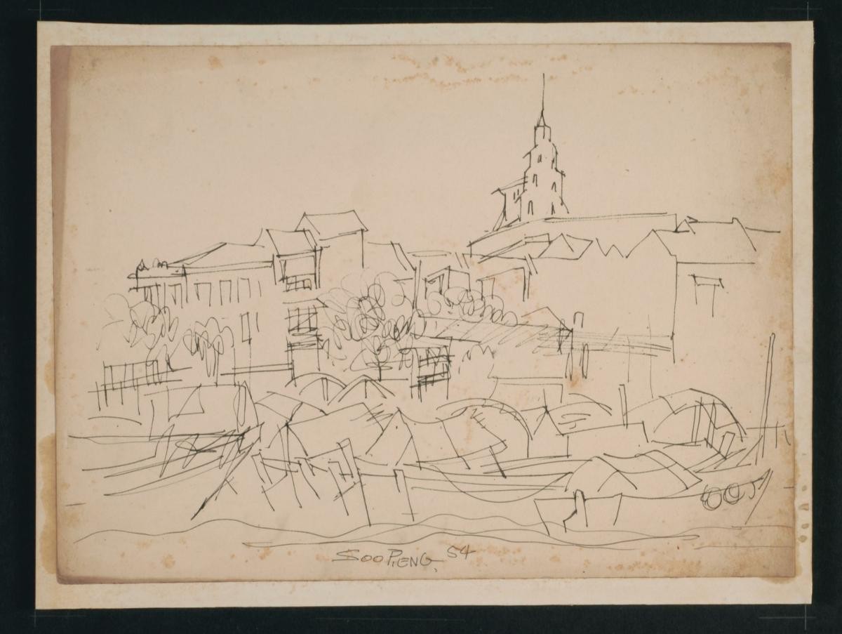 Untitled (Boats by The River)
