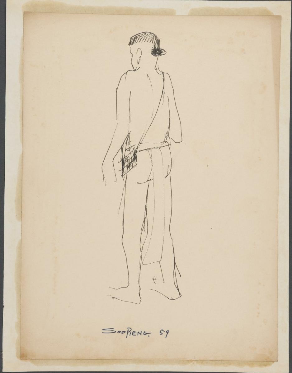 Untitled (Back of Dayak Man)