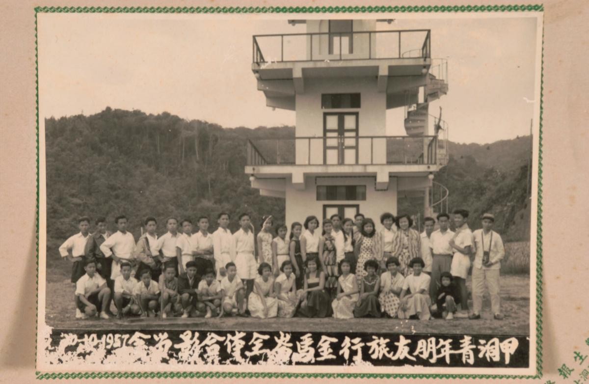 Chinese students on a school field trip