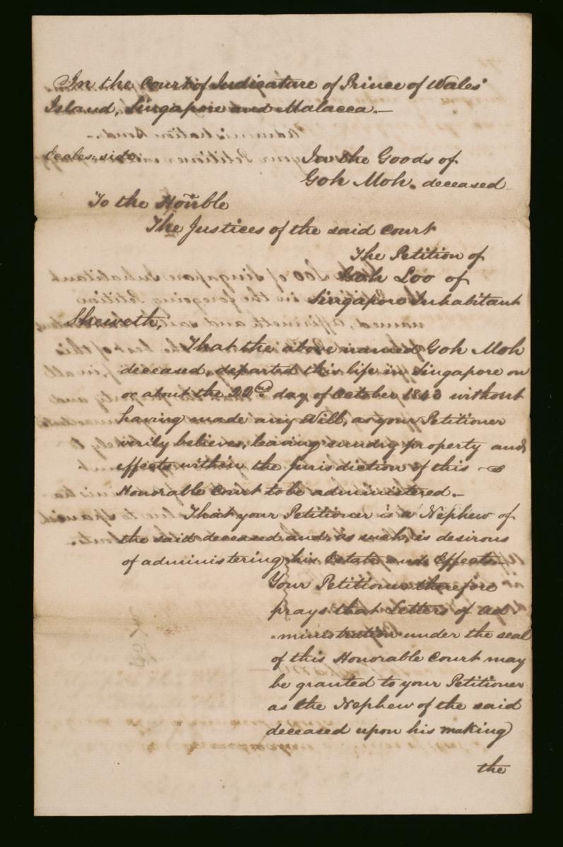 Petition of Goh Loo