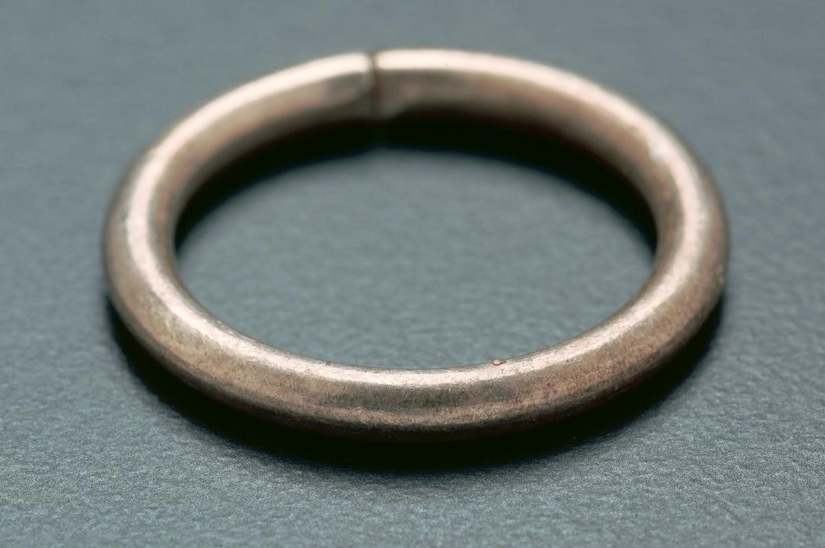 An earring worn in a Chinese opera performance