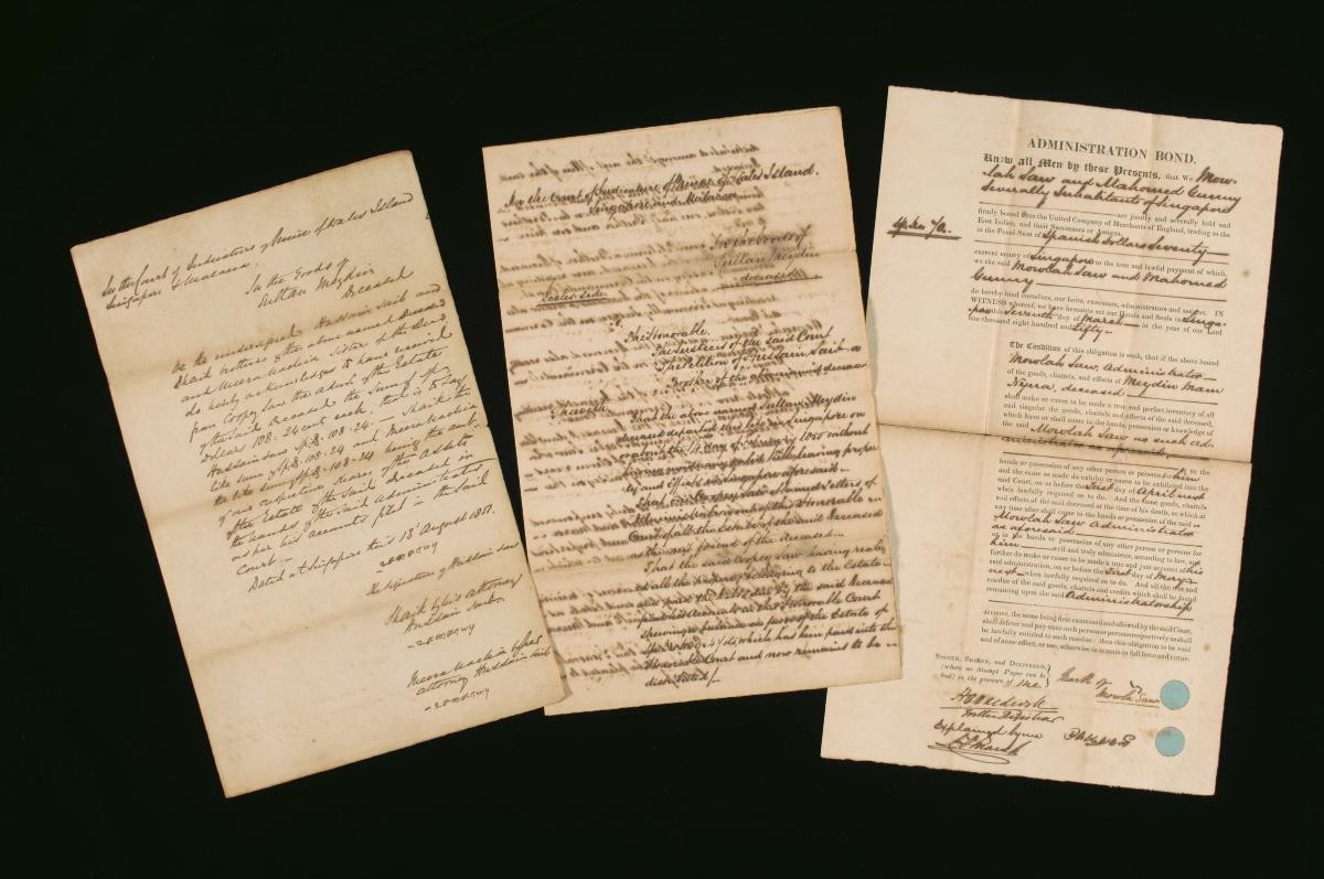 A set of documents concerning the administration of the estate of Sultan Meydin