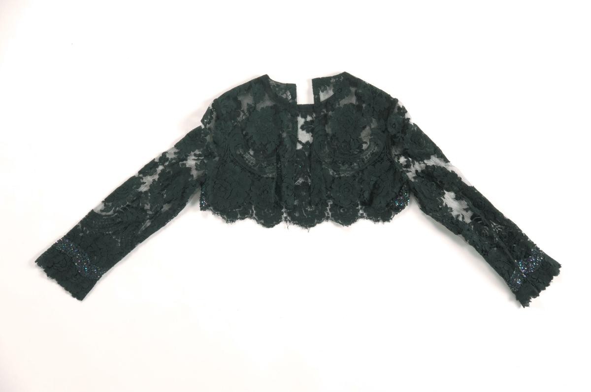Black lace bolero jacket