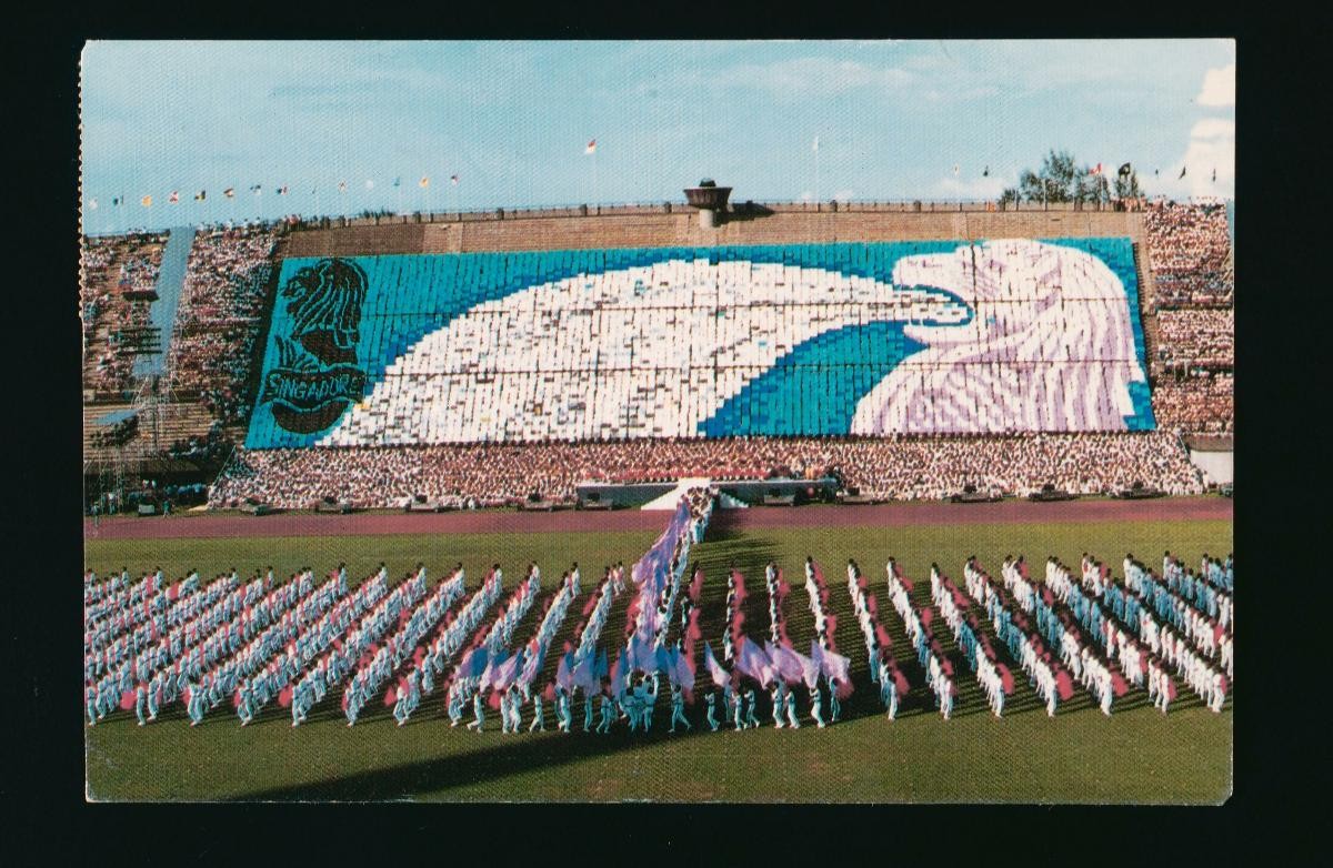 The 1988 Singapore Youth Festival (SYF) opening ceremony at the National Stadium