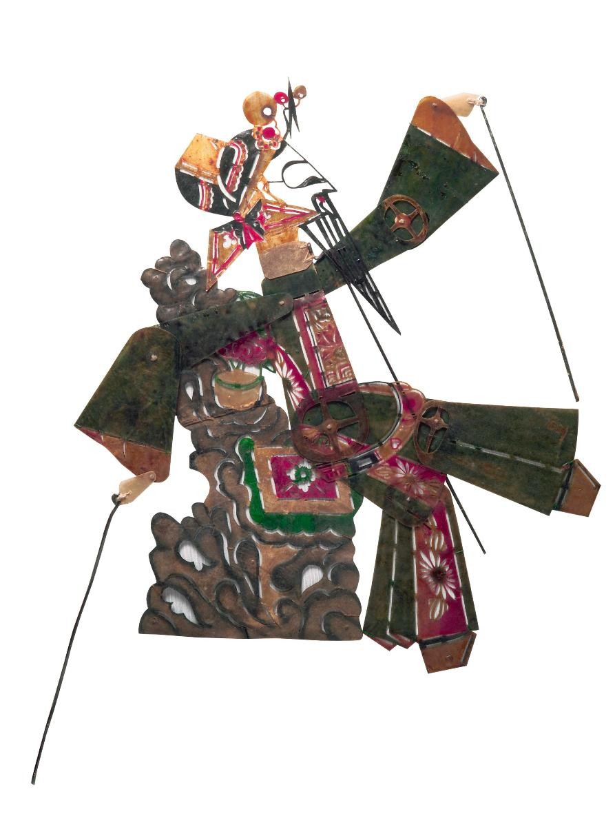 Shadow puppet, figure of Li Bai