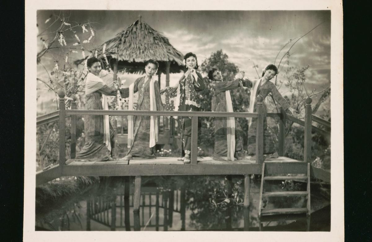 A scene from the film, 'Selendang Delima'