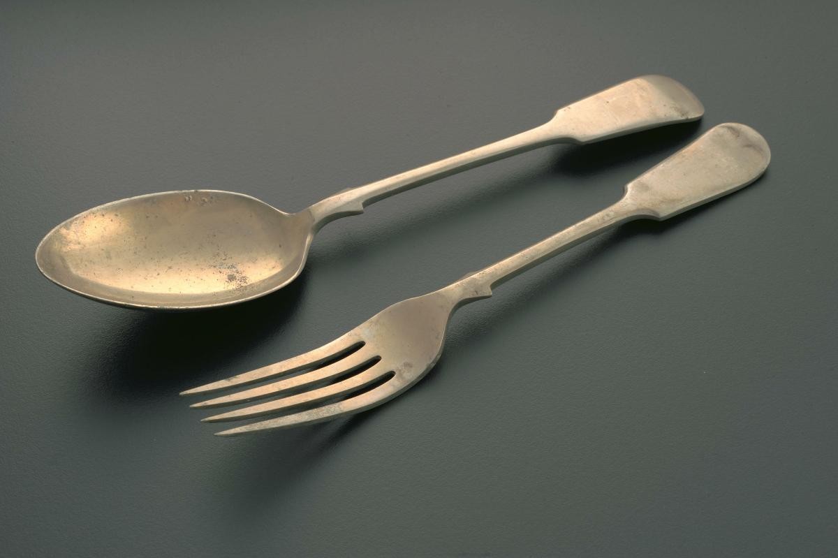 A pair of fork and spoon