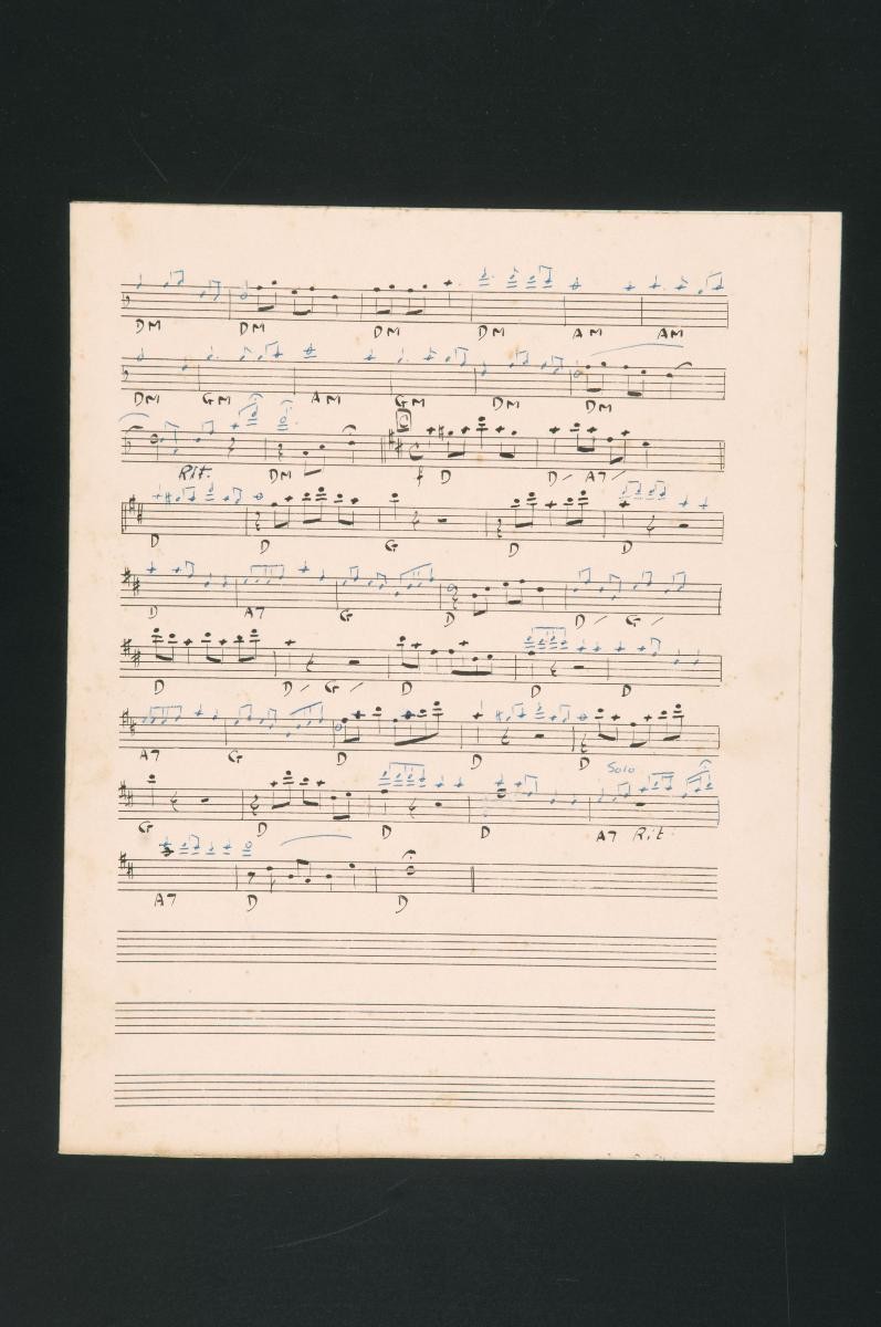 ‘Ah Lee Sam Song’ music score