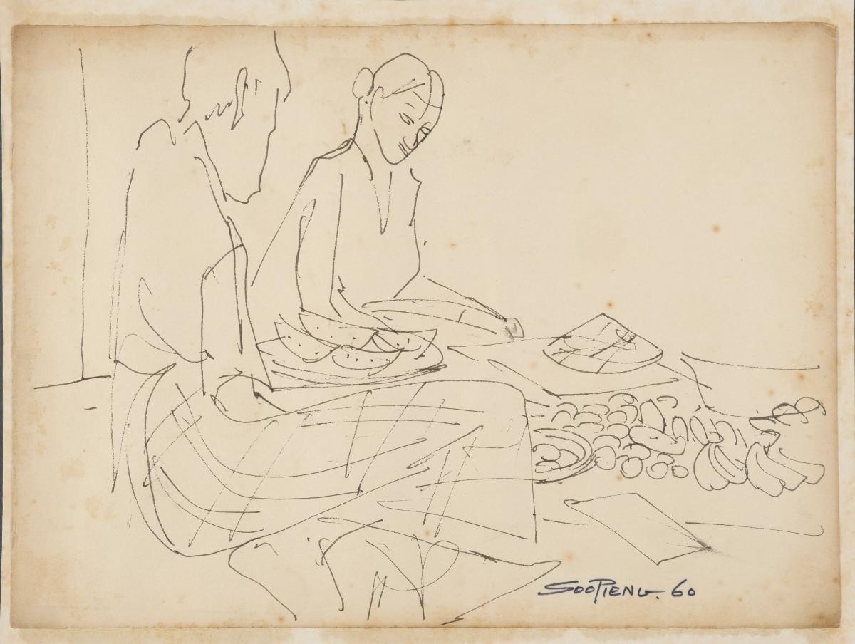 Untitled (Couple and Fruits)