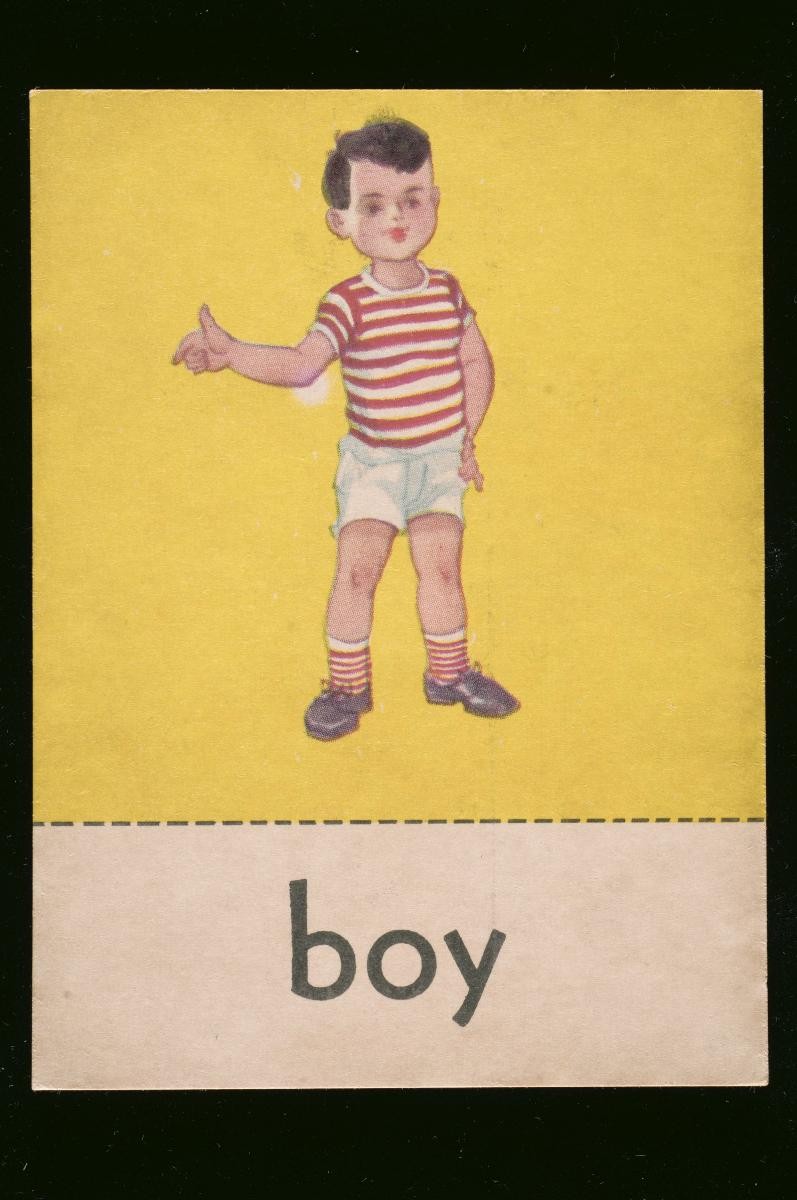 English vocabulary picture cards for children