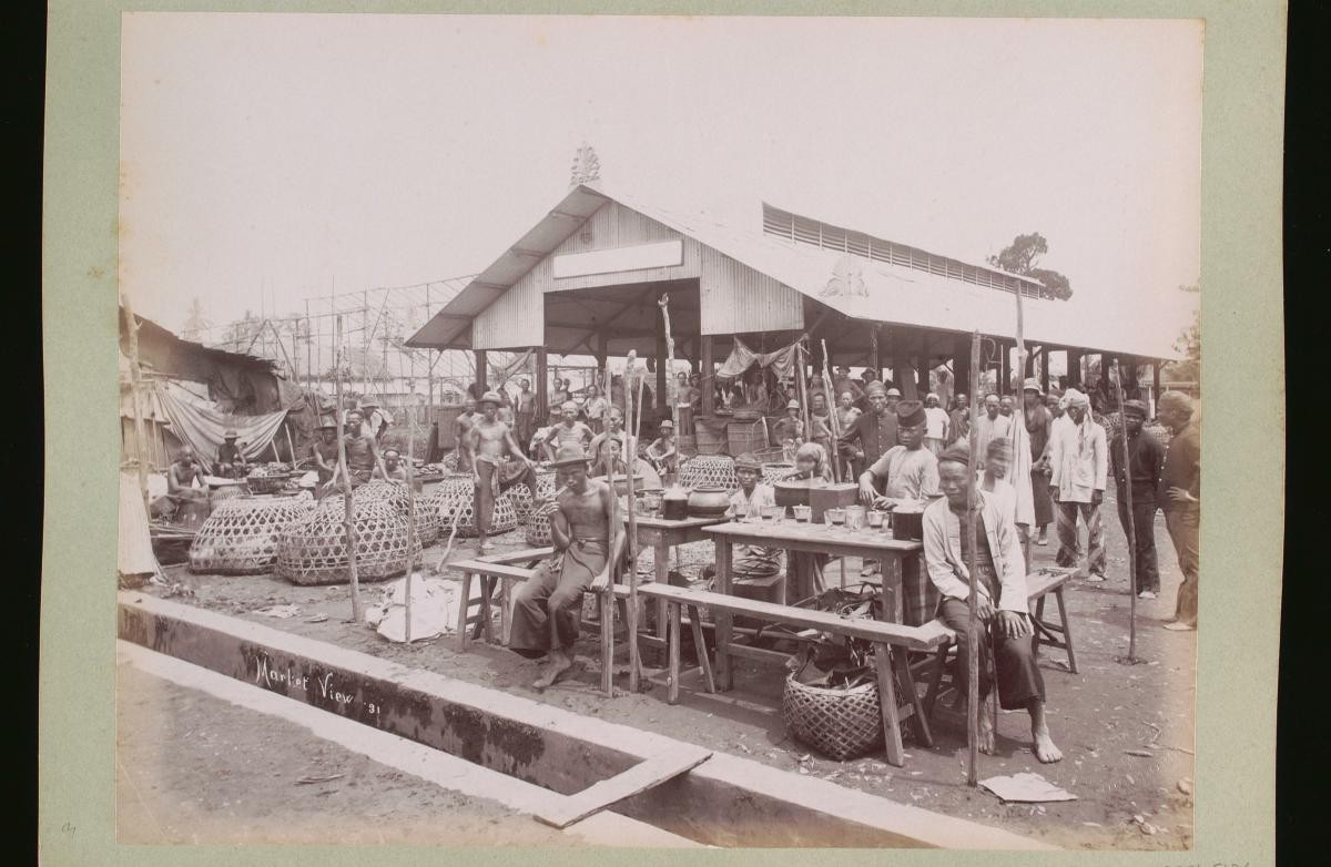 Market scene