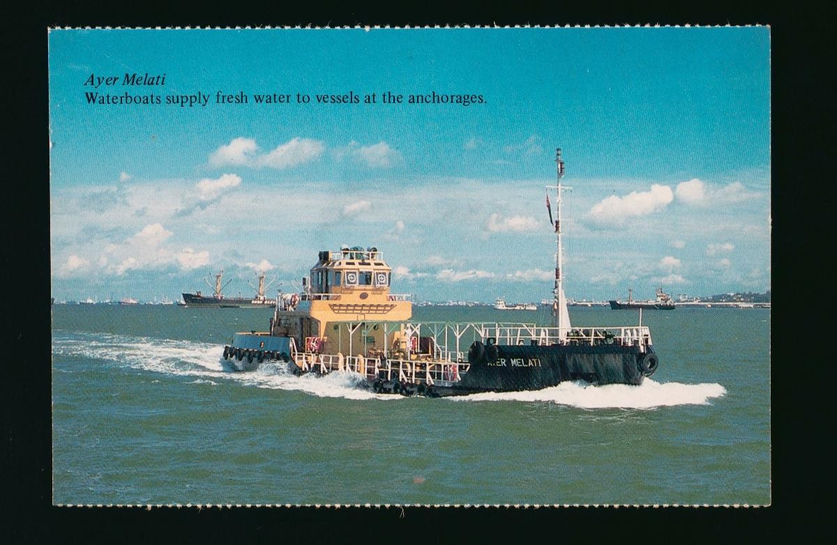 The Port of Singapore Authority (PSA) waterboat, ‘Ayer Melati’, in Keppel Harbour