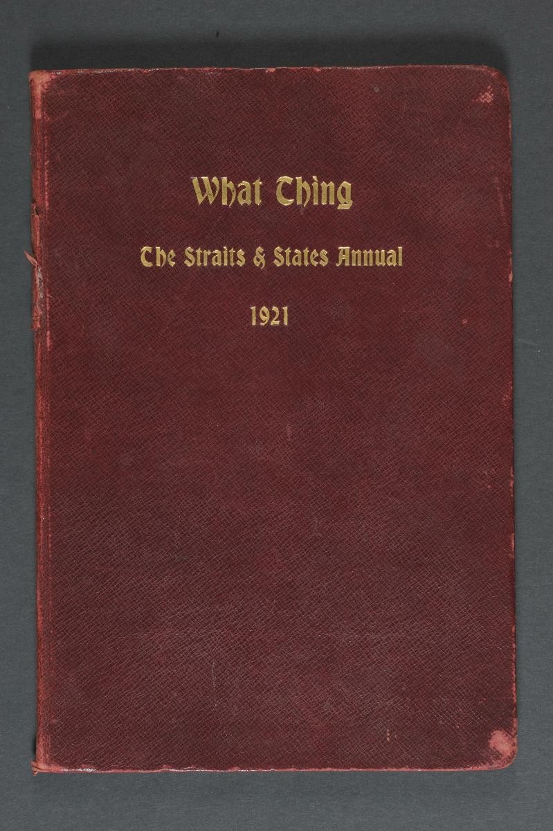 ‘What Thing: The Straits and States Annual’