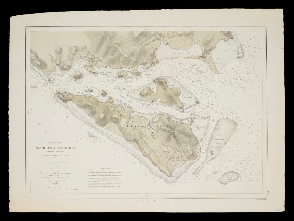 Plan of New Harbour, Singapore