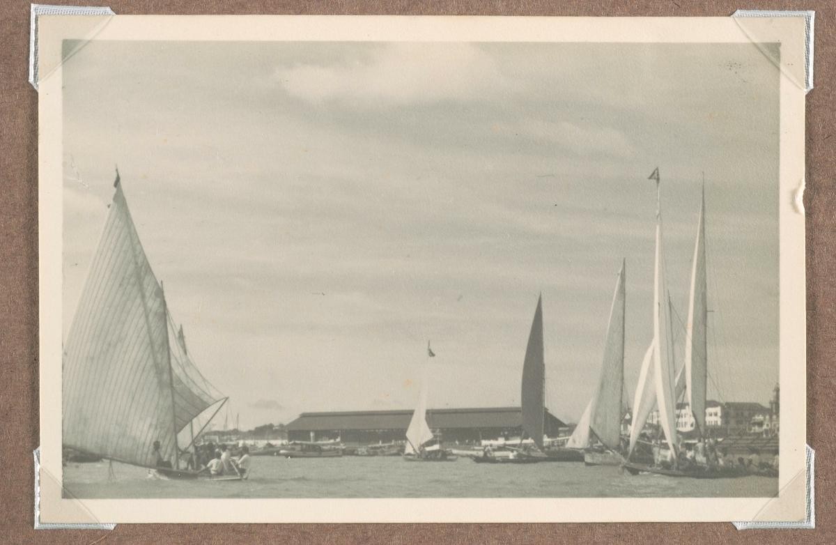 The boats at the New Year Regatta