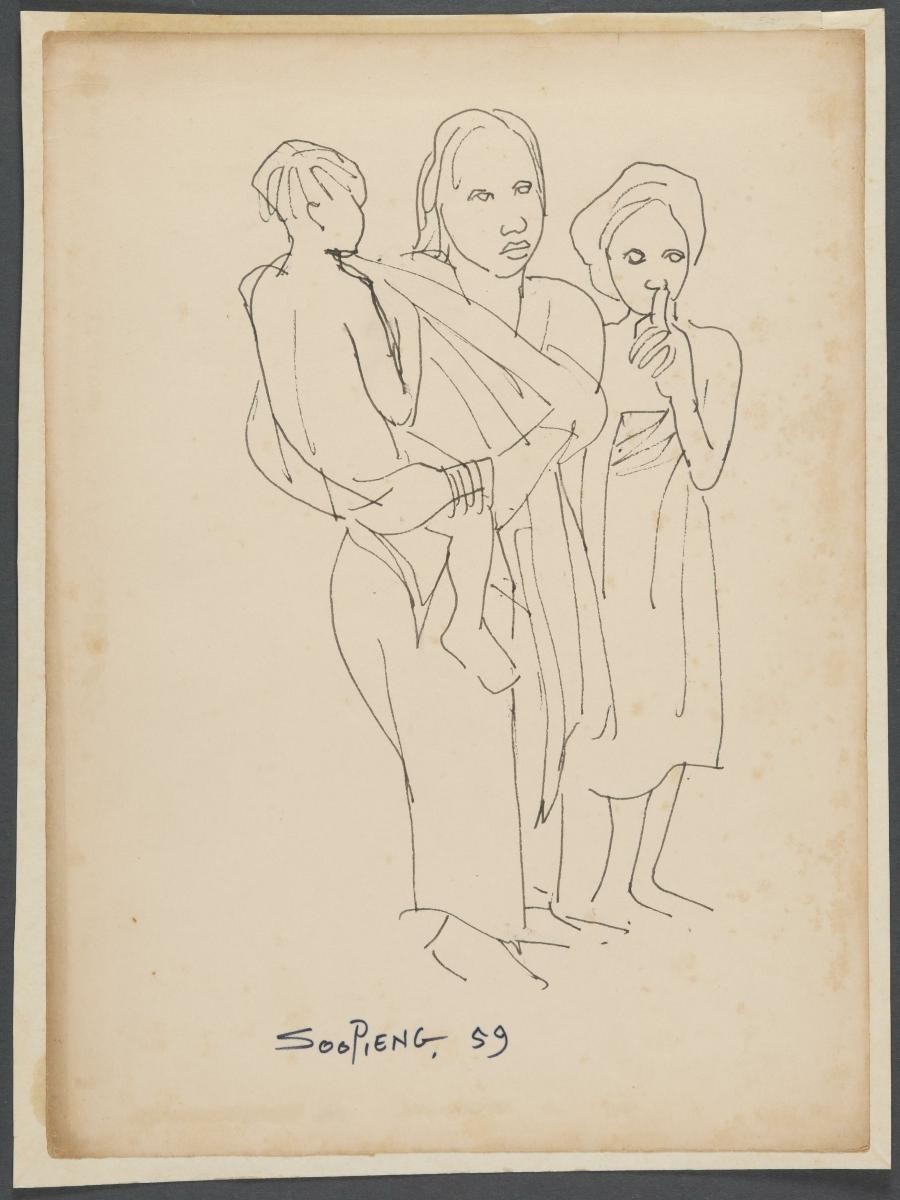 Untitled (Two Women with A Child in Arms)