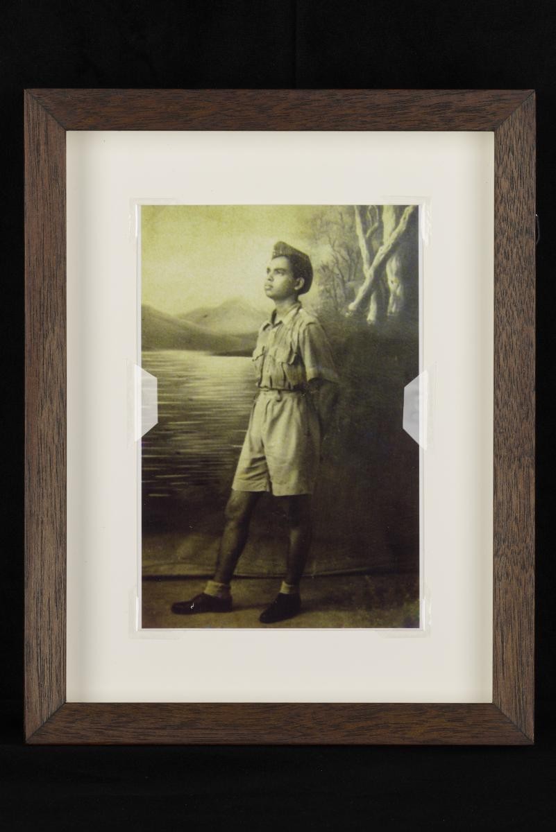 Photograph of James Puthucheary in INA Uniform