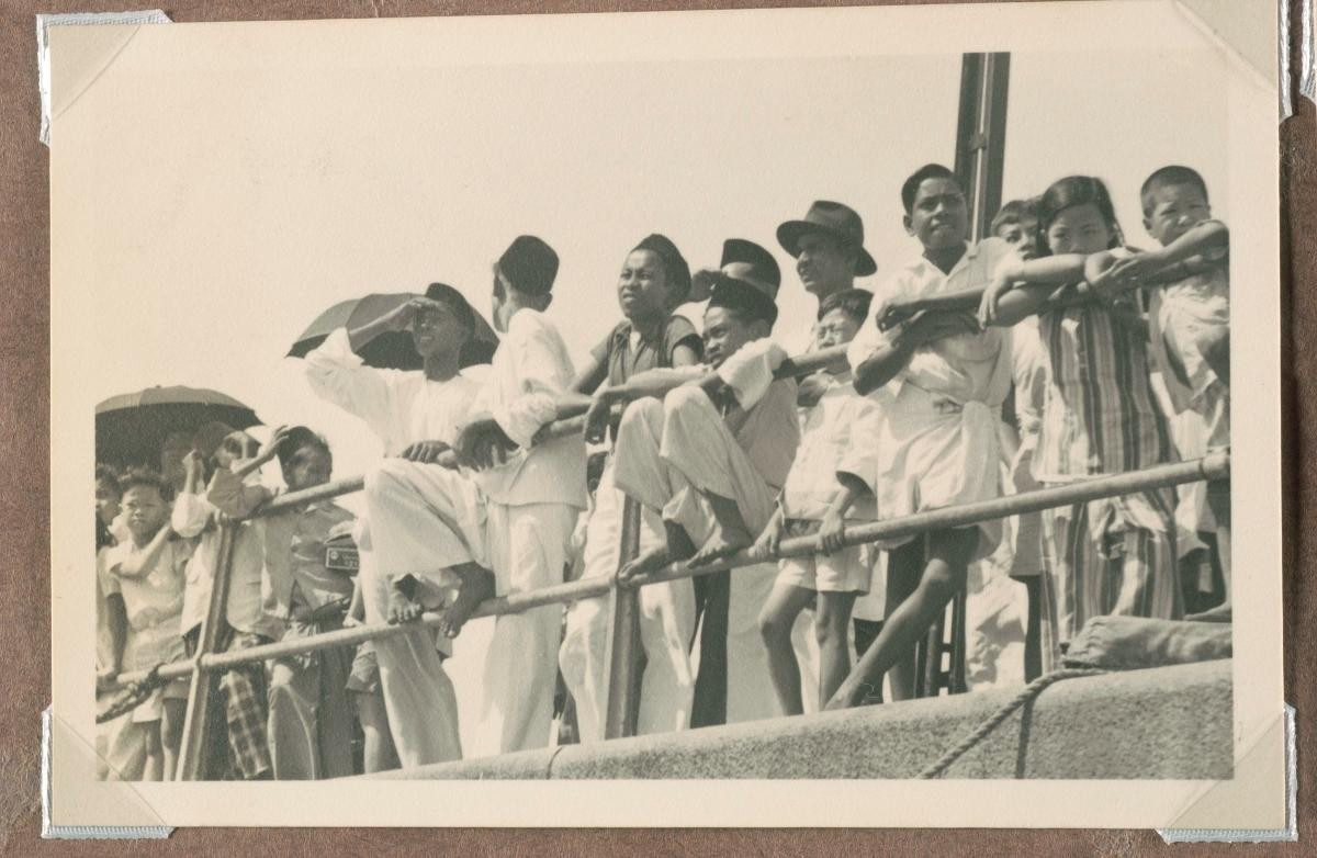 Spectators at the New Year Regatta