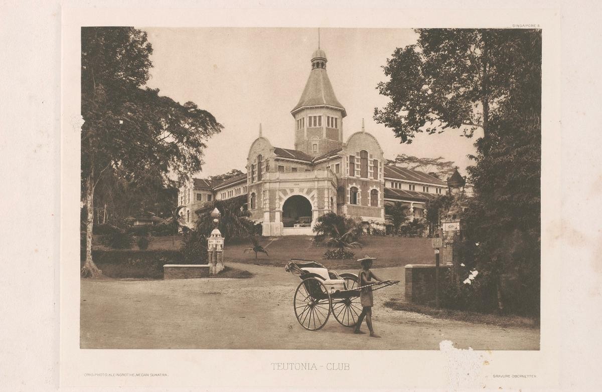 Gravure print of the Teutonia Club