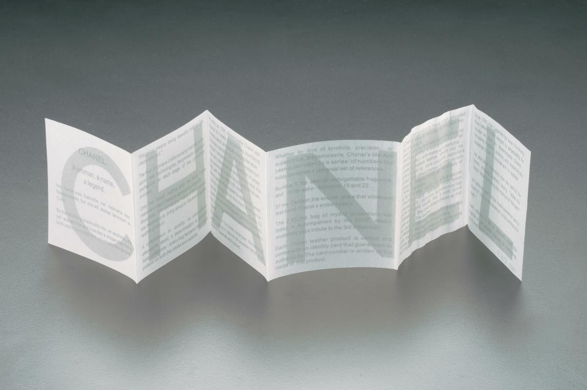 Chanel user manual booklet in English