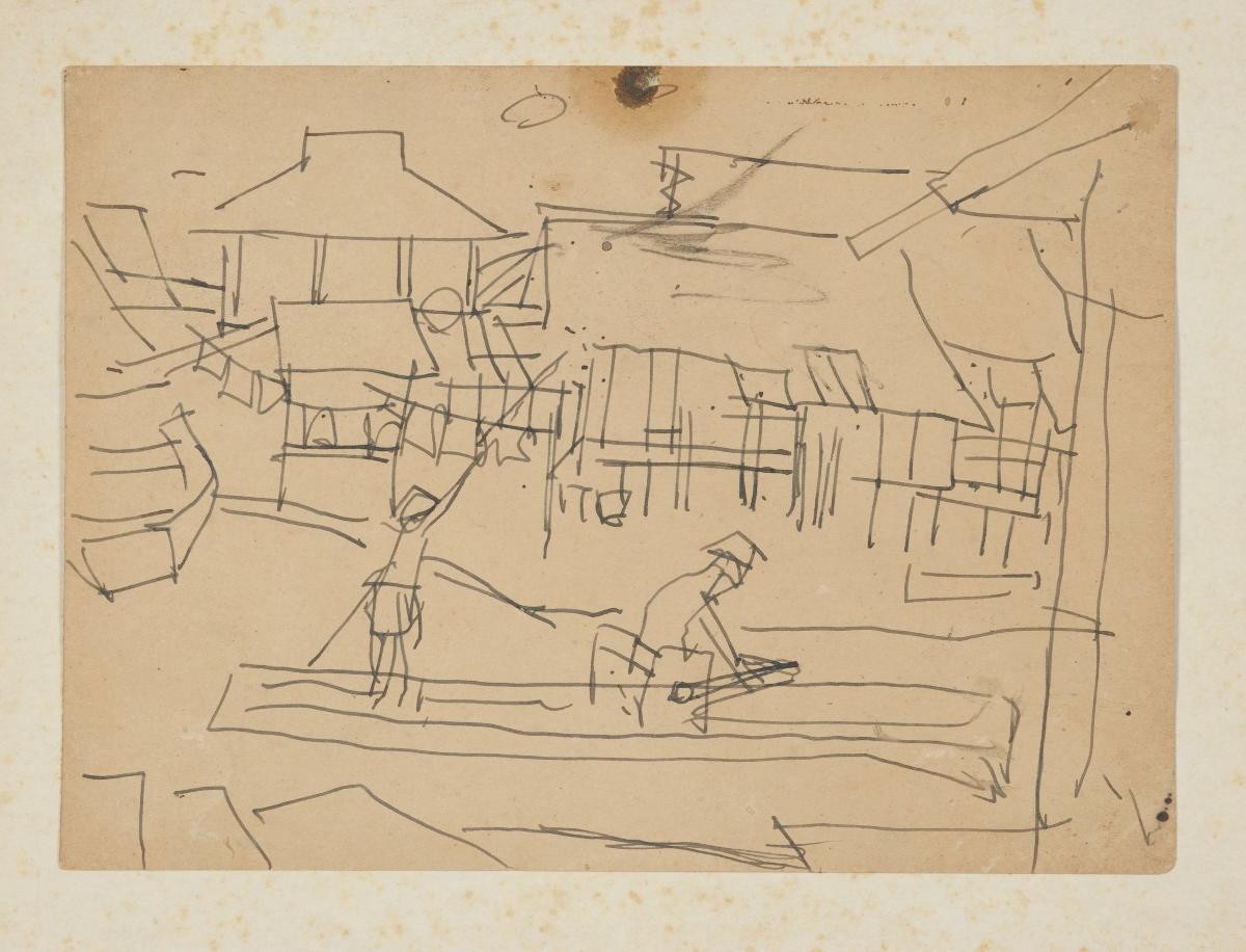 Untitled (Boat on A River)
