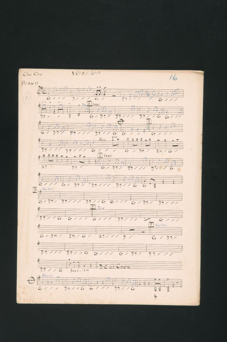‘Vasilon’ music score