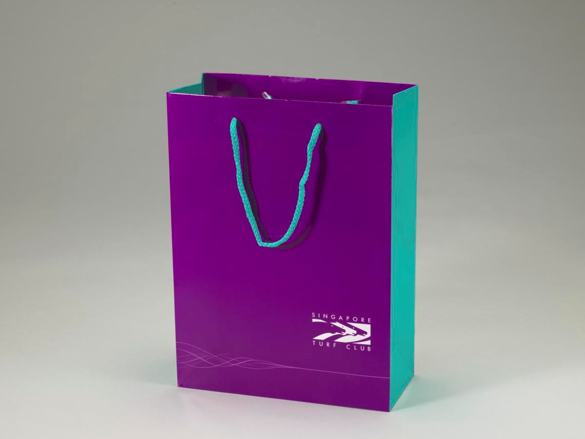 Singapore Turf Club carrier bag