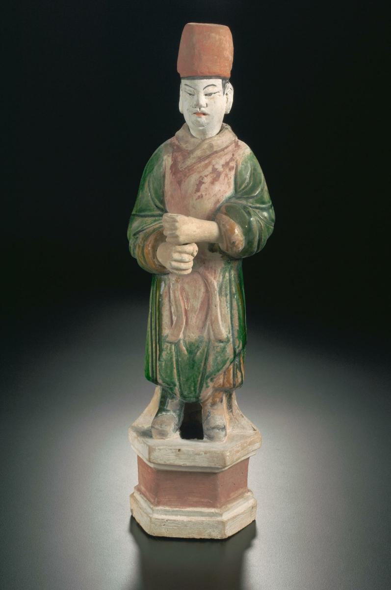 Figure of male attendant