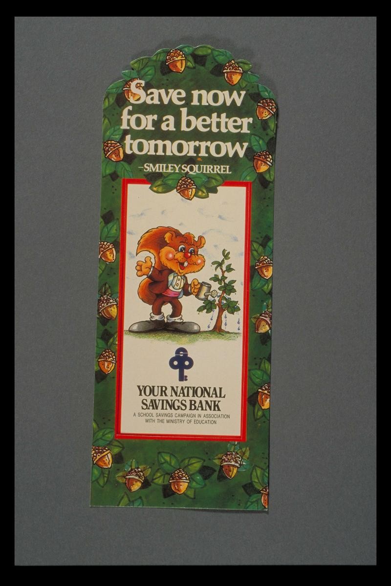 POSBank bookmark for the National School Savings Campaign
