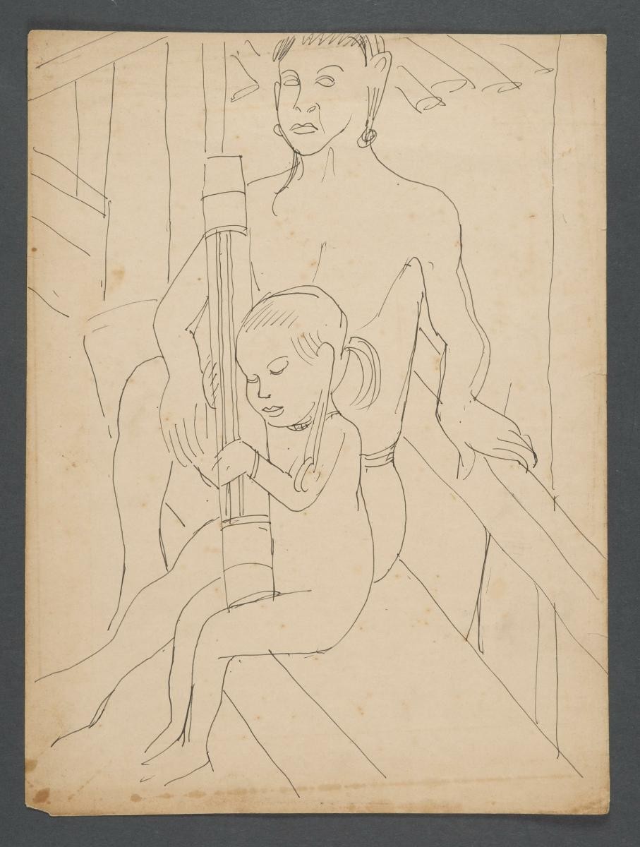 Untitled (A Dayak Man with A Child)