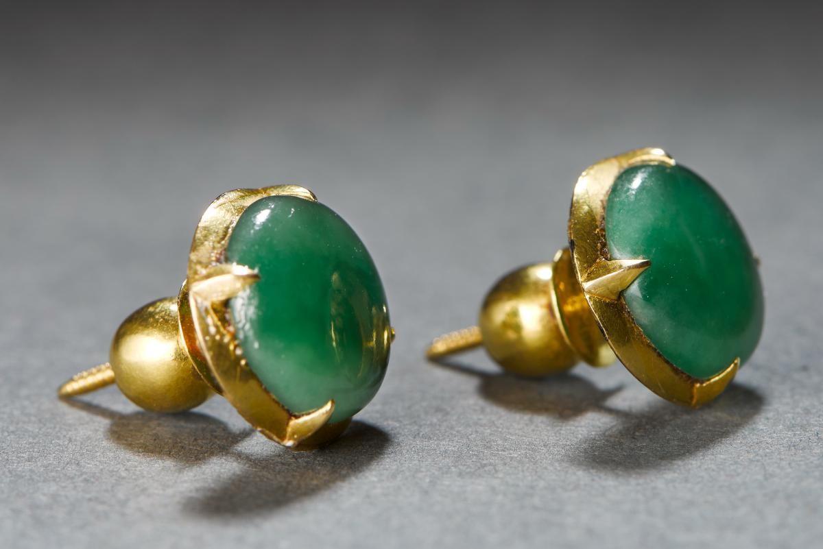 Majie's jade earrings