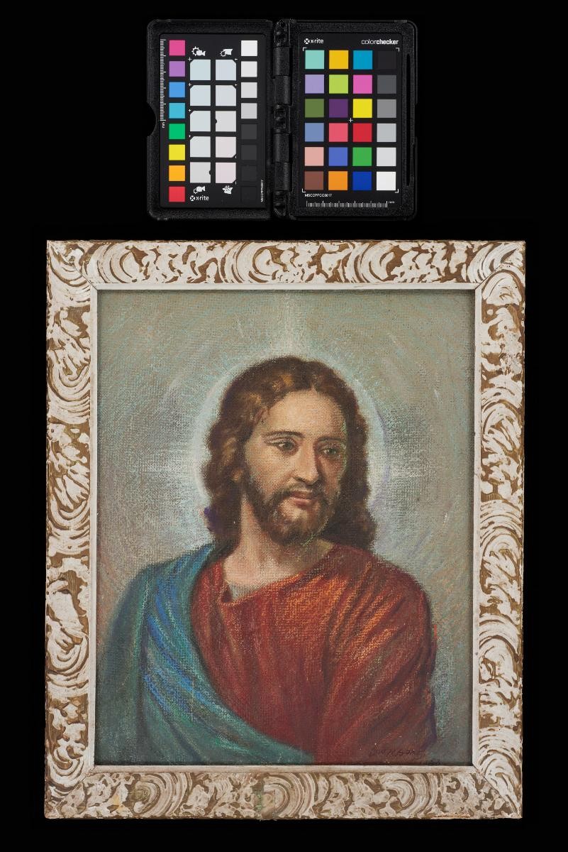 Framed portrait of Jesus