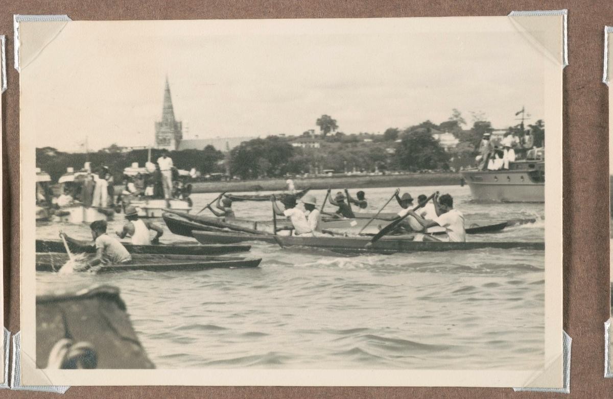 A scene from the New Year Regatta