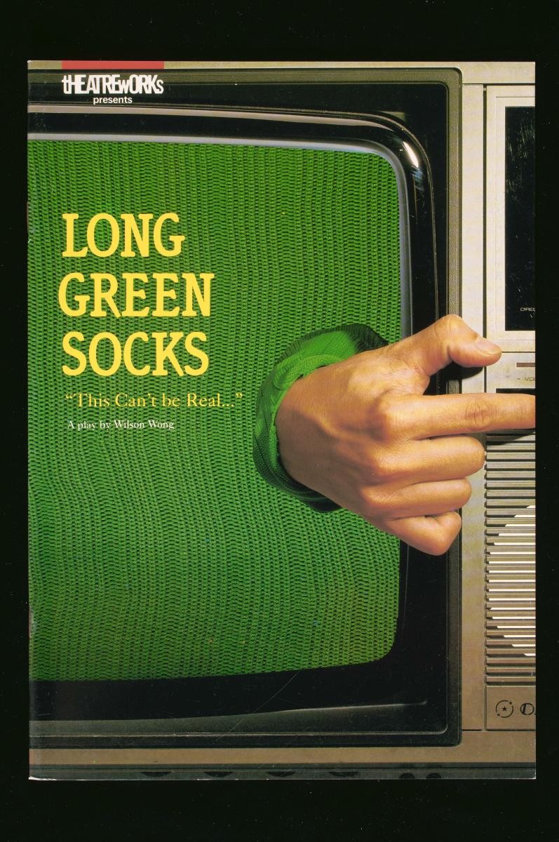Programme booklet for the TheatreWorks’ production, ‘Long Green Socks'