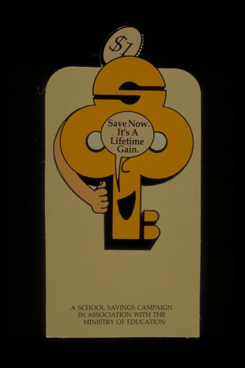 POSBank bookmark for the National School Savings Campaign